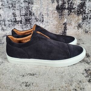 Harry's Of London Men's Aaron Suede Dark Navy Size 44.5/11.5